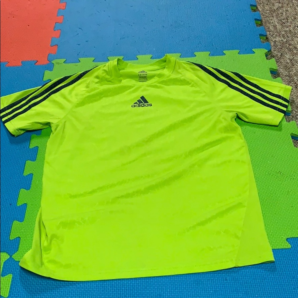 Green adidas shirt